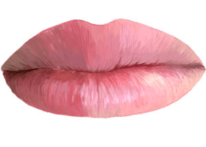 despues del tratamiento de relleno de labios